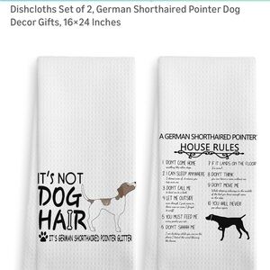 German Shorthaired Pointer Dog Dishcloth Set